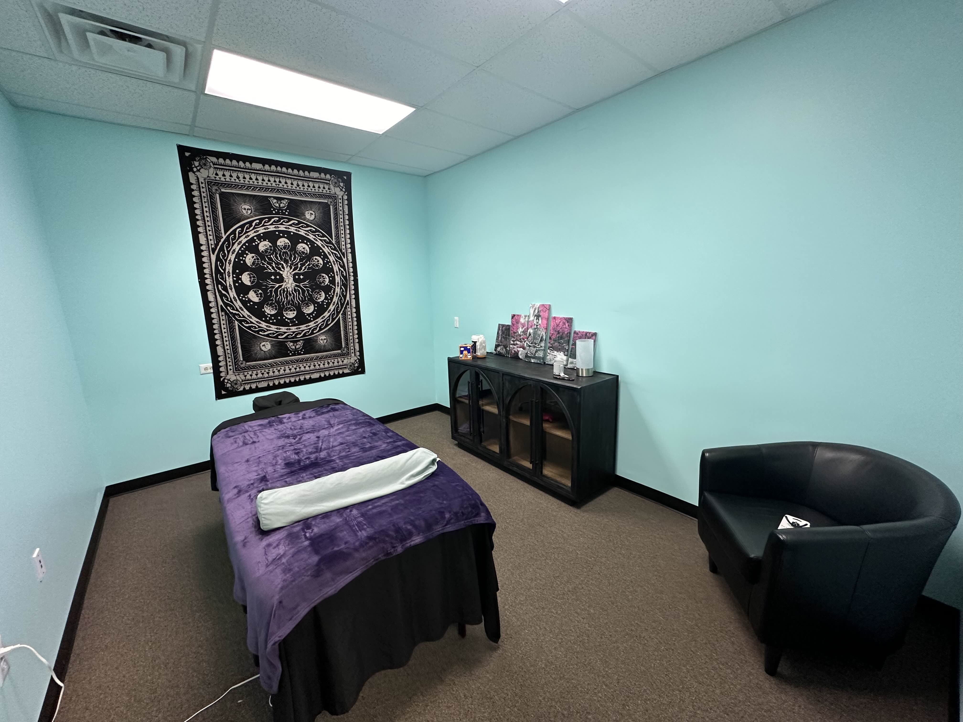 A massage room in revive